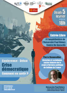 Pierre-Rosanvallon Conférence débat