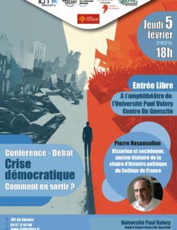 Pierre-Rosanvallon Conférence débat